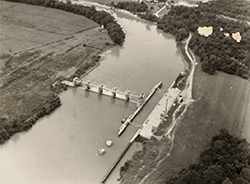 Historic Photo of New Savannah Bluff Lock and Dam
