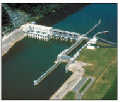 This is a picture of Cordell Hull Lock and Dam in Tennessee